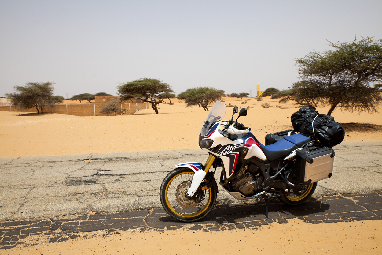 Africa Twin dans le désert mauritanien